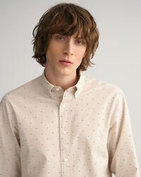 Slim Fit Dobby Dot Shirt