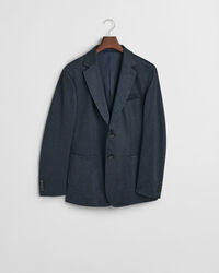 Two-Toned Twill Jersey Blazer