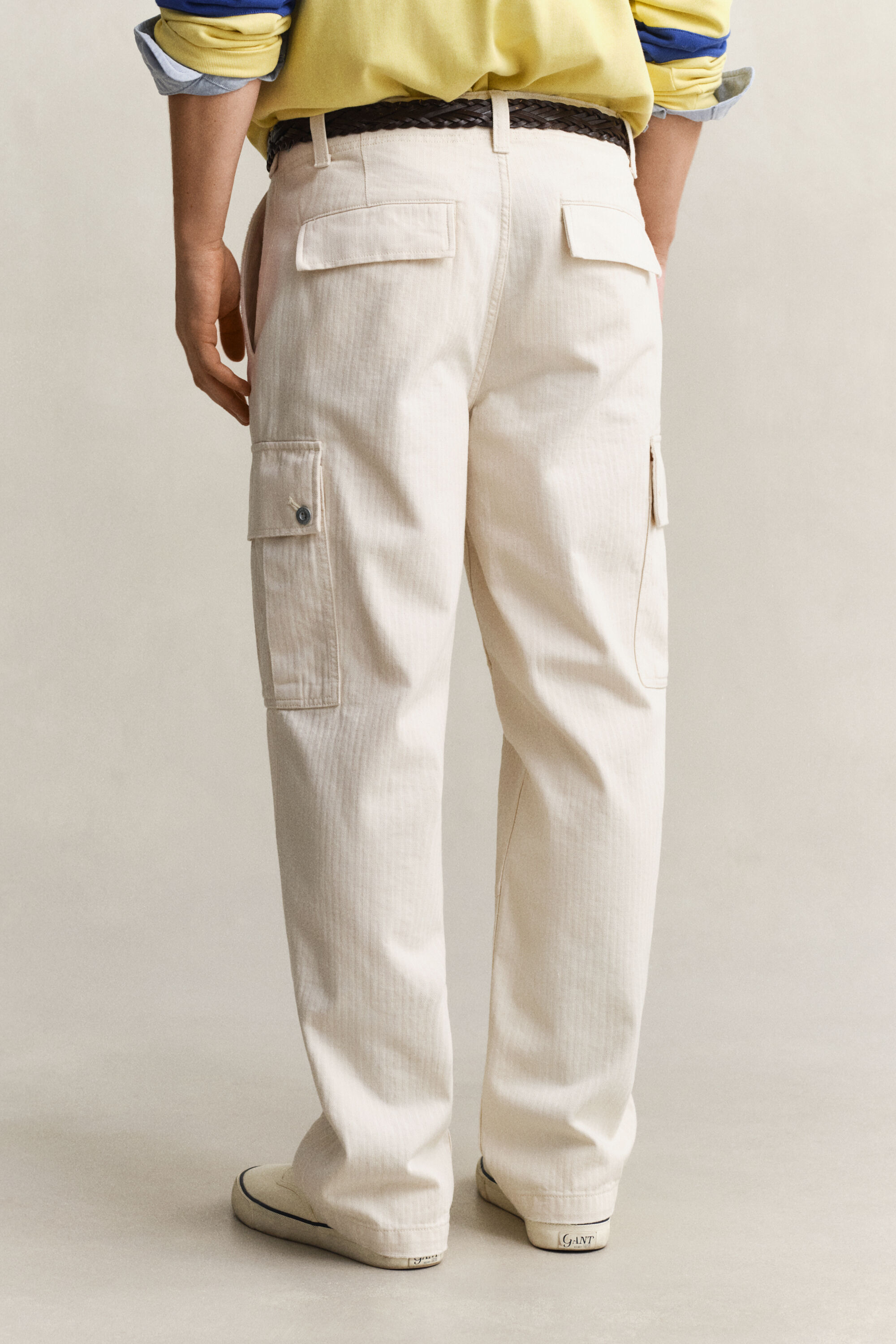 Herringbone Cargo Pants