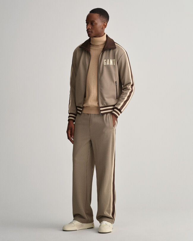 Houndstooth Tracksuit Pants