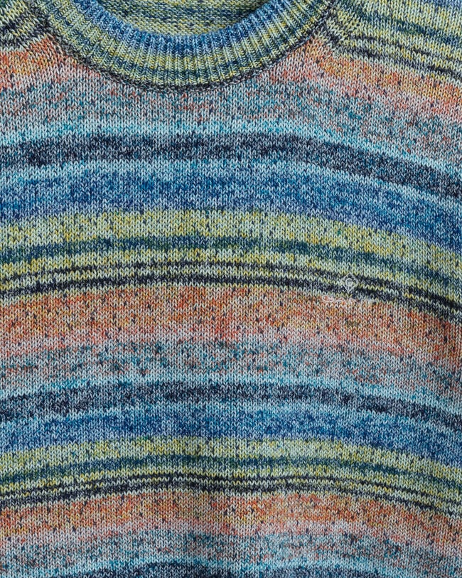 Space-Dyed Crew Neck Sweater