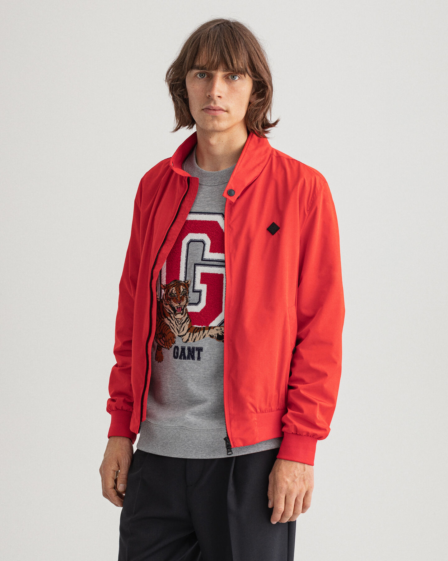 Nylon Harrington Jacket