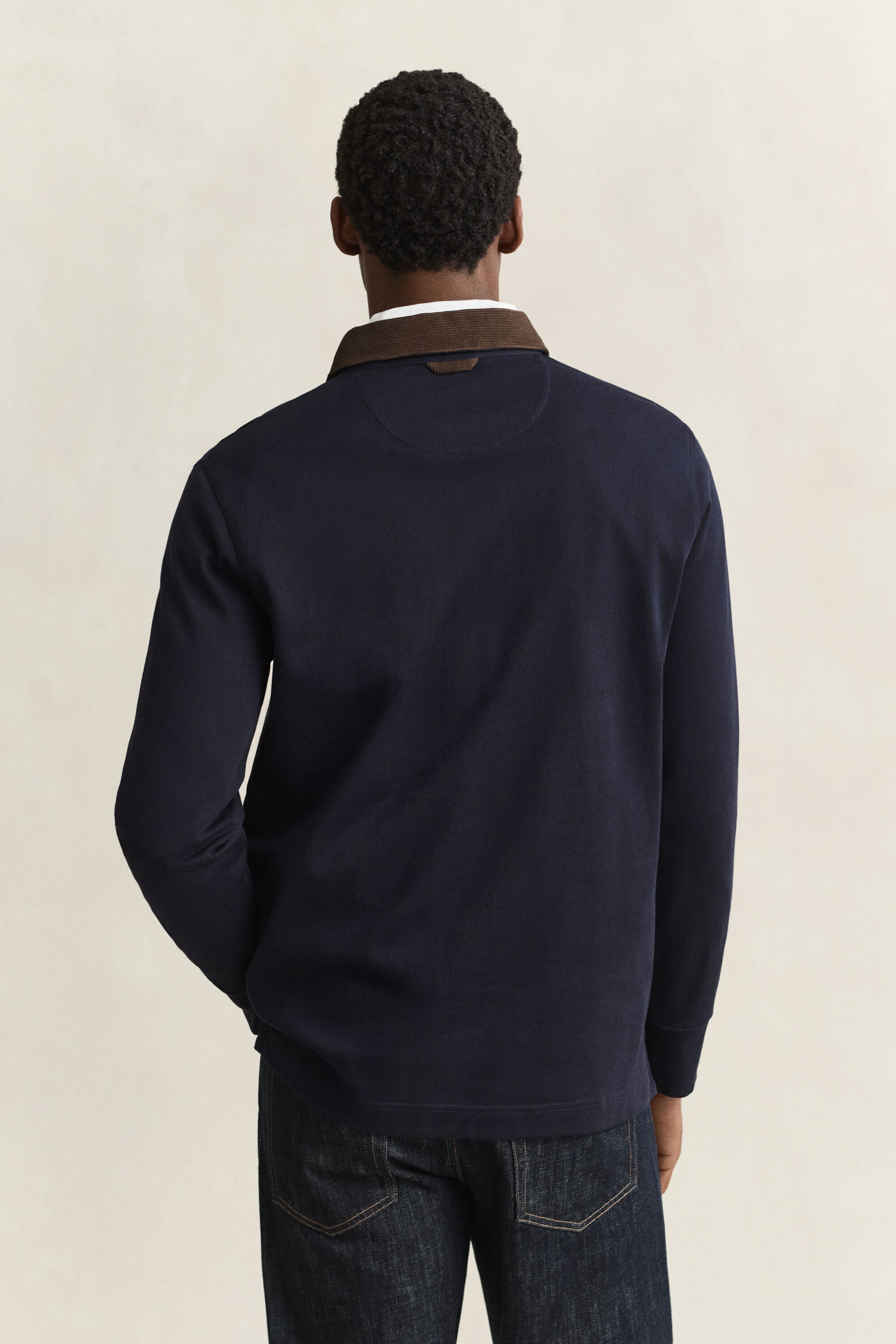 Corduroy Collar Rugger