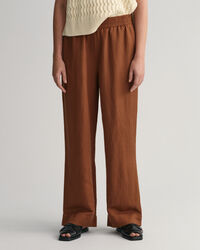 Linen Viscose Pull-On Pants