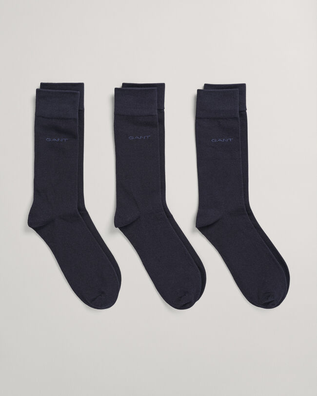 3-Pack Soft Cotton Socks