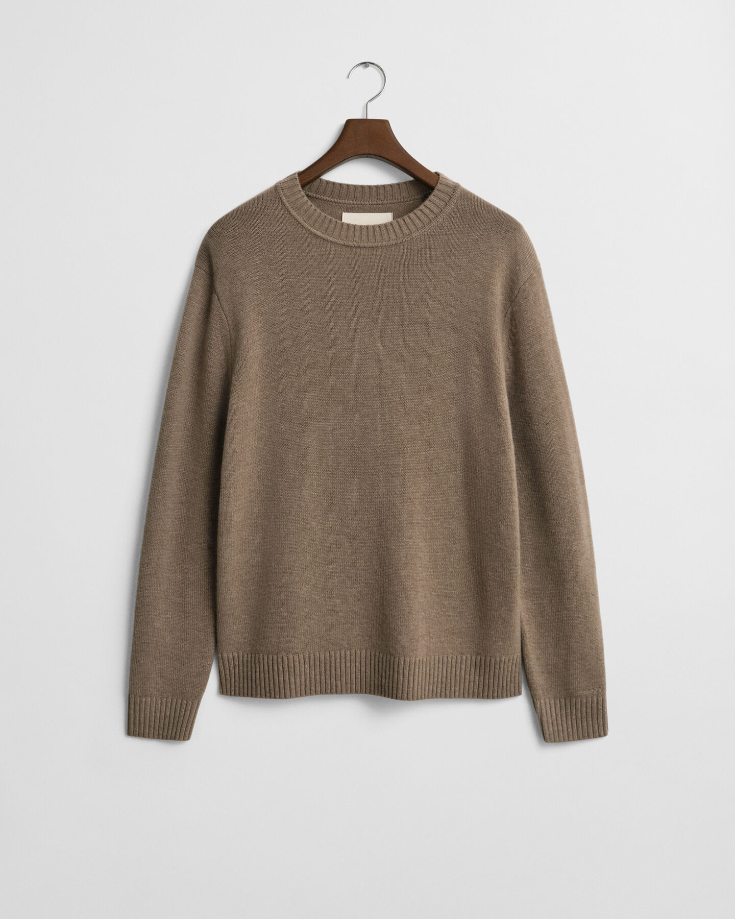 Cashmere Blend Crew Neck Sweater