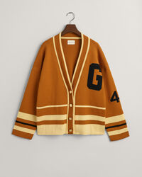 GANT Varsity V-Neck Cardigan