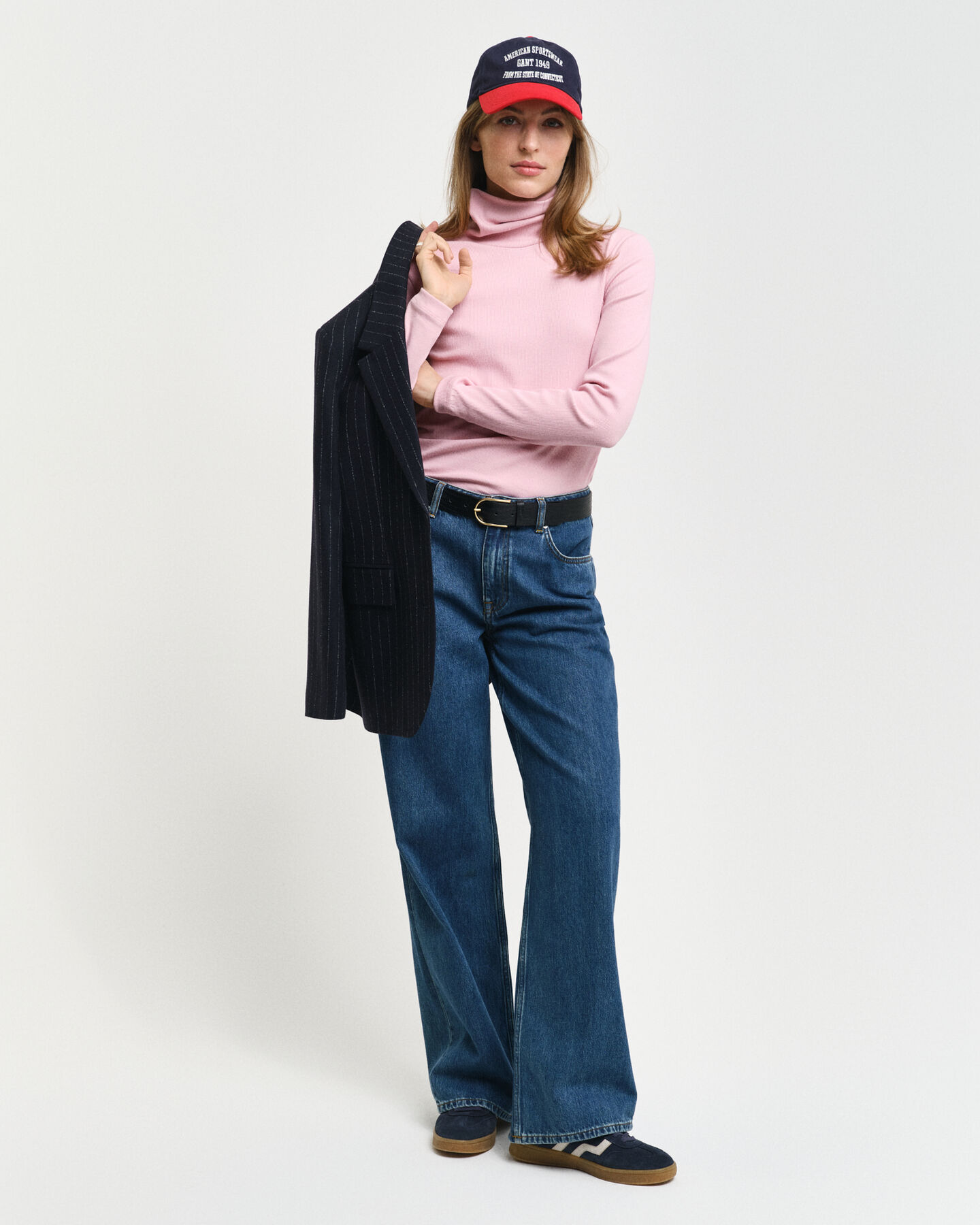 Ribbed Long Sleeve Turtleneck Top