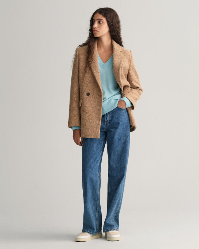 Superfine Lambswool V-Neck Sweater