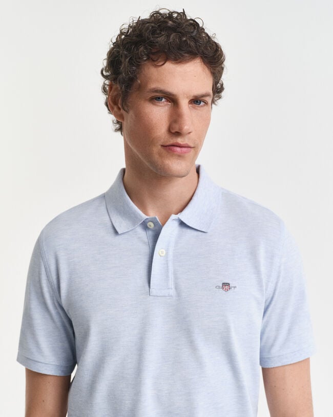 Regular Fit Shield Piqué Polo Shirt