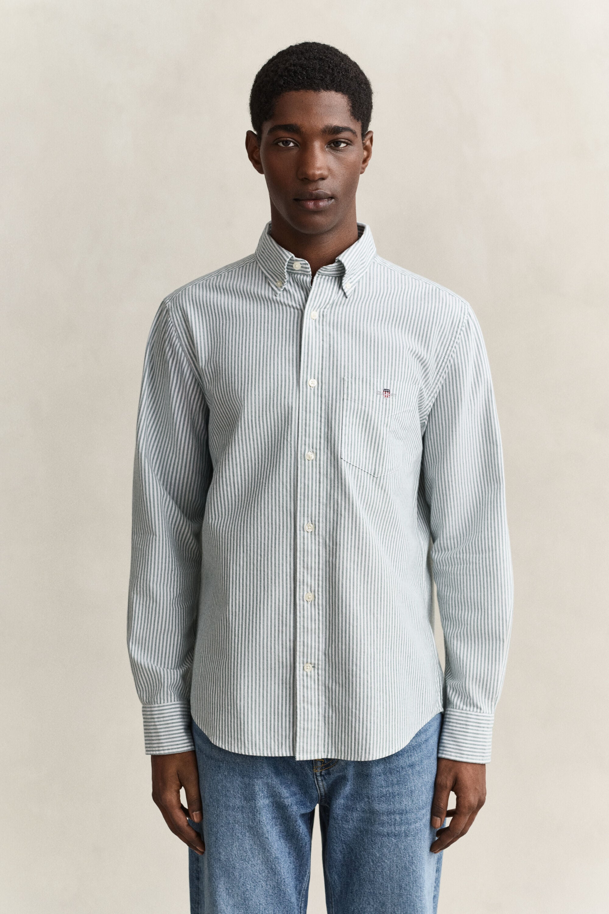 Banker Stripe Classic Oxford Shirt