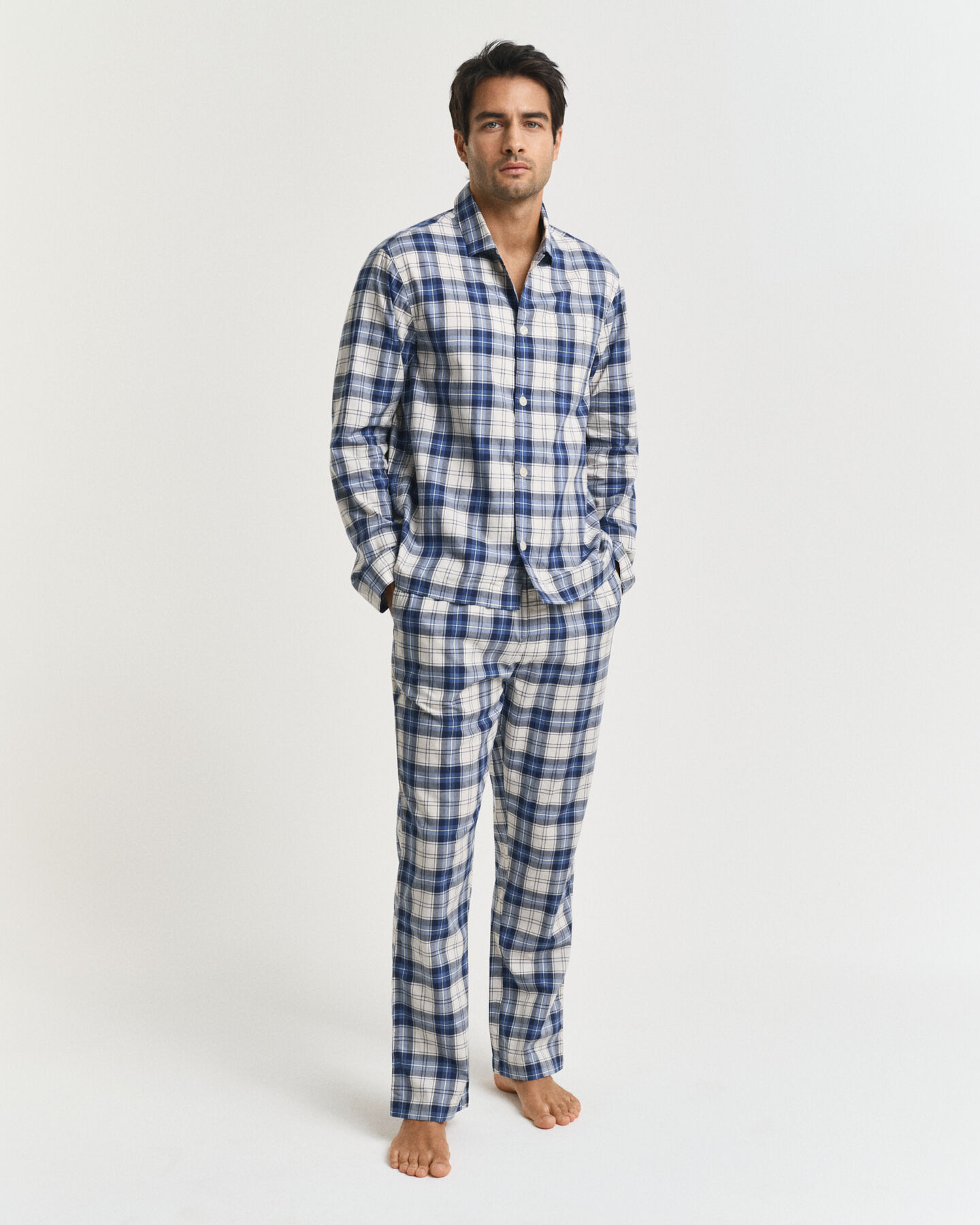 Checked Pajama Set