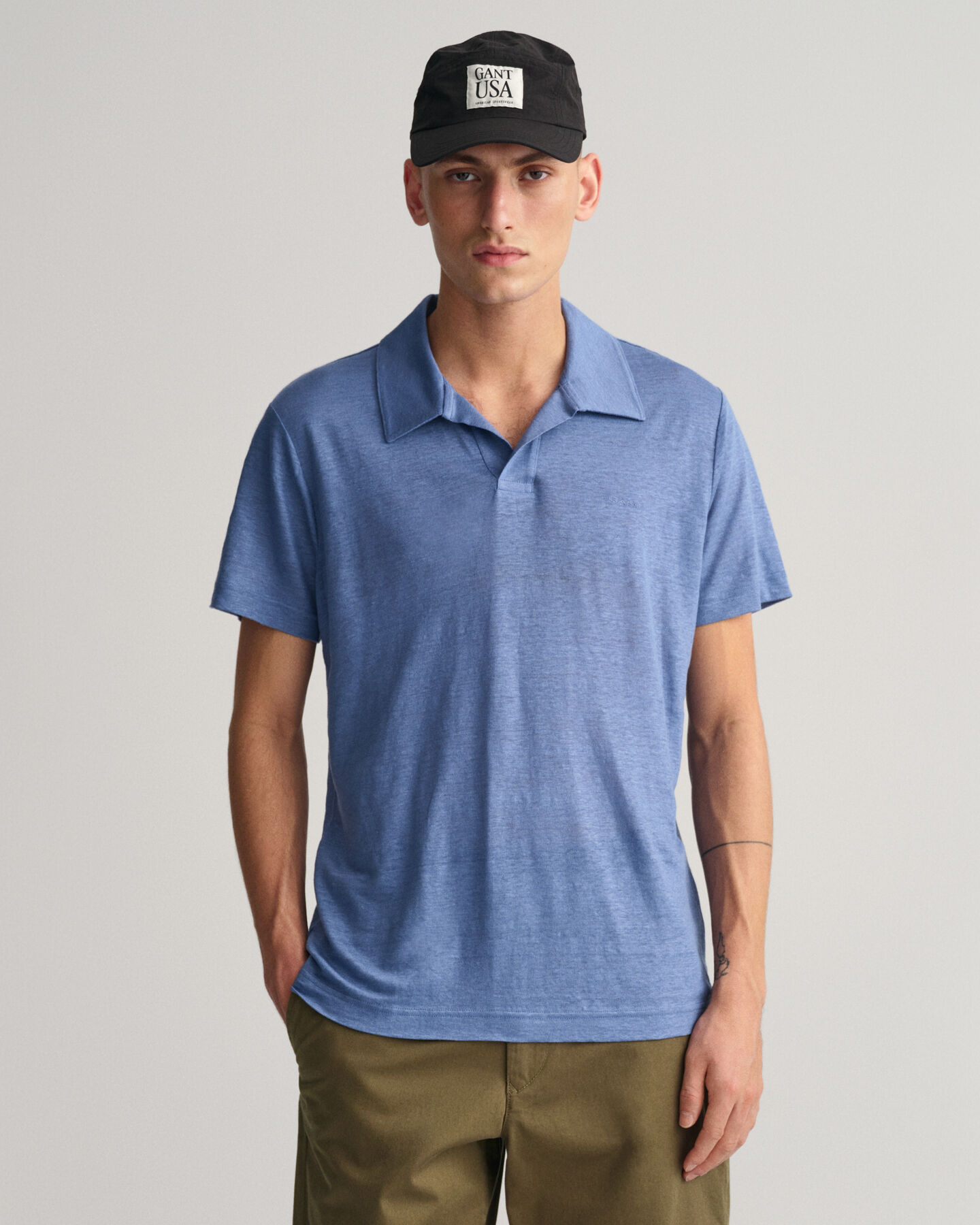 Linen Polo Shirt