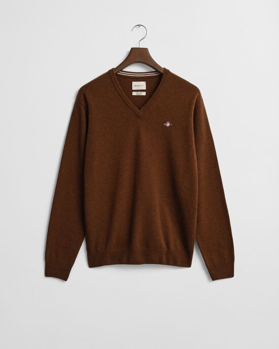 Superfine Lambswool V-Neck Sweater