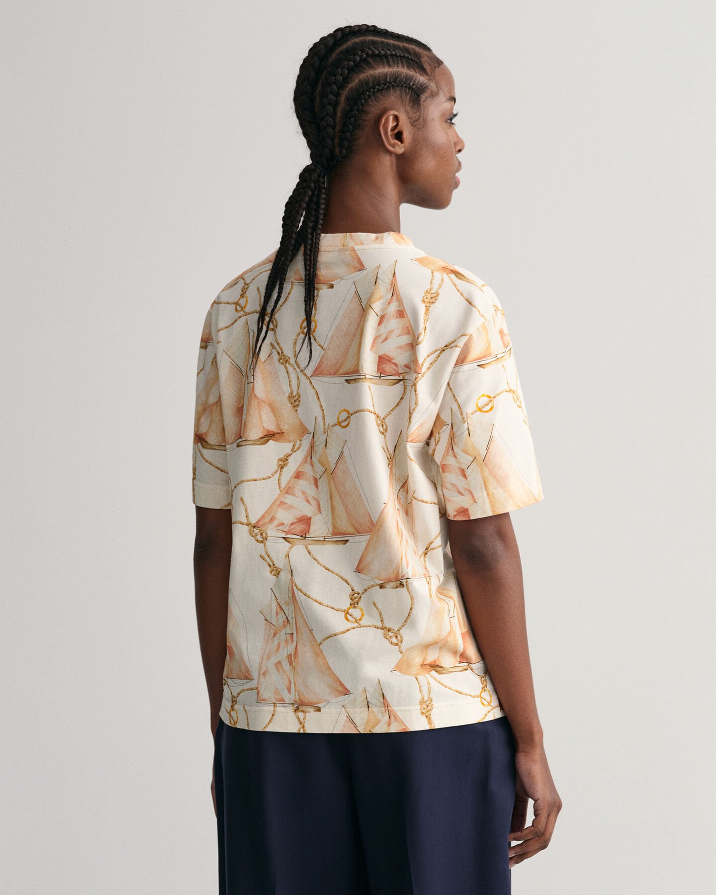 Sailing Print T-Shirt