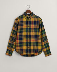Regular Fit Plaid Flannel Checked Shirt
