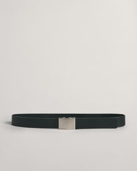 Plaque Buckle Leather Belt