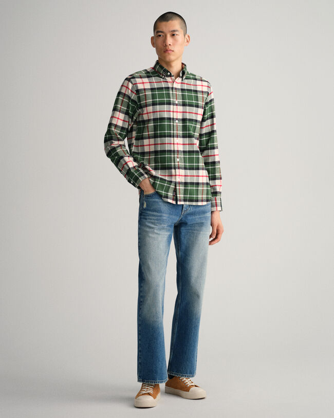 Regular Fit Flannel Tartan Shirt