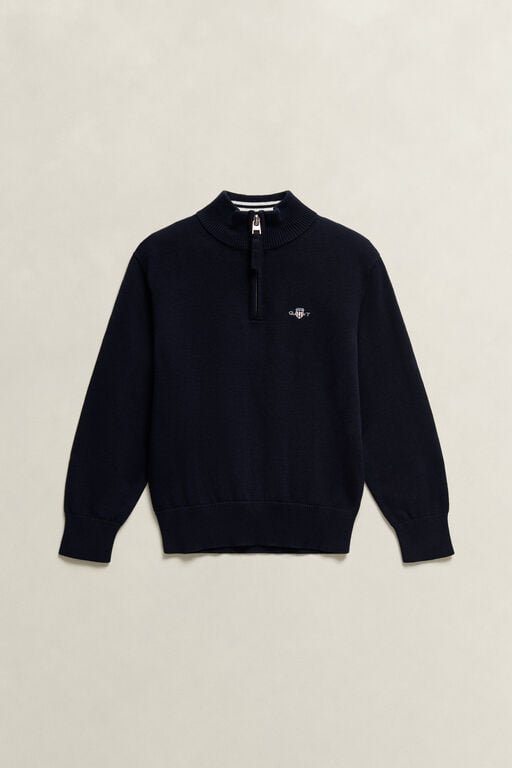 Boys Shield Half-Zip Sweater