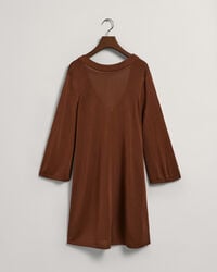 Open-Back Knit Dress