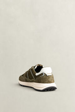 Youtron Suede Sneakers — JUNIPER GREEN 3