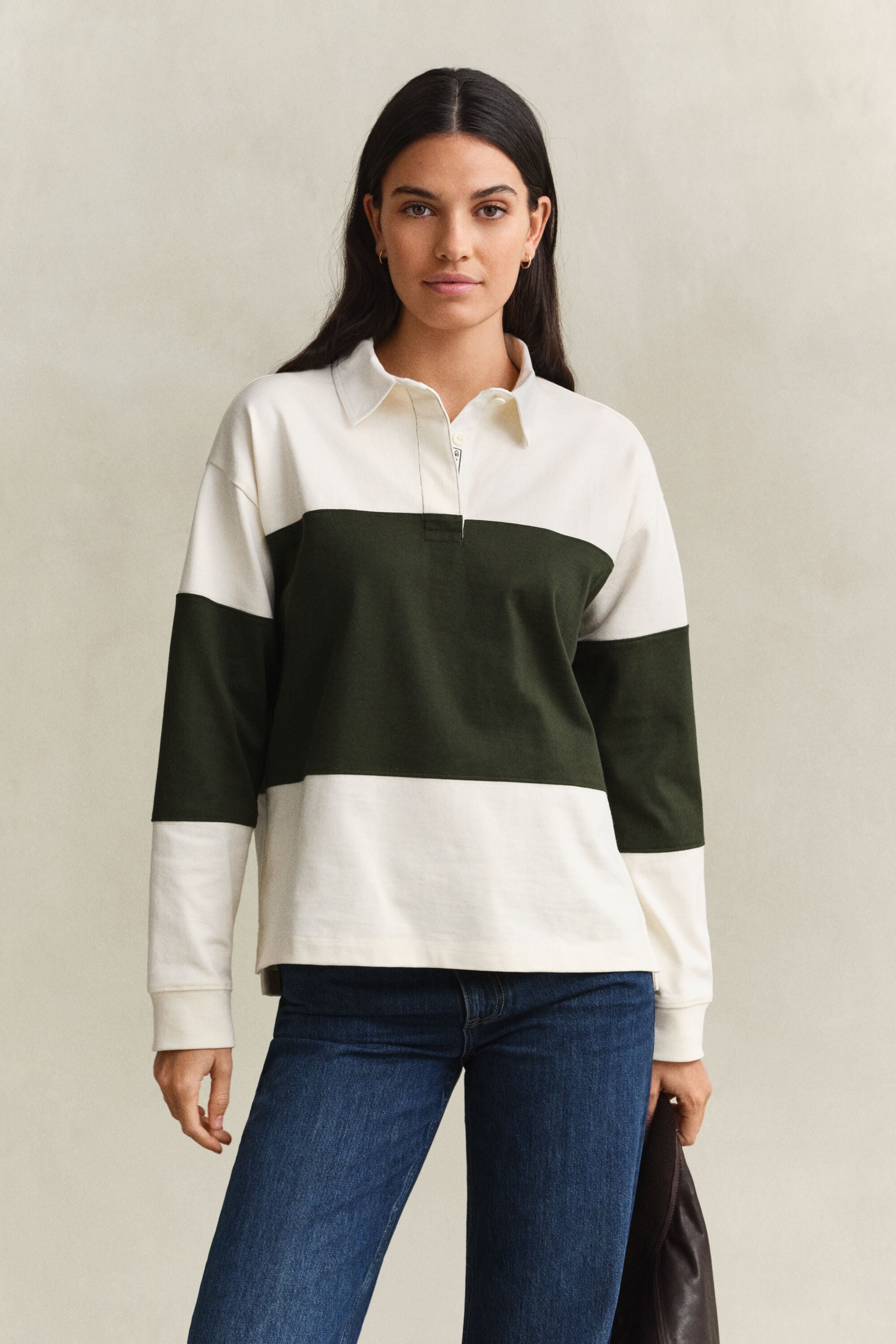 Color Block Heavy Rugger