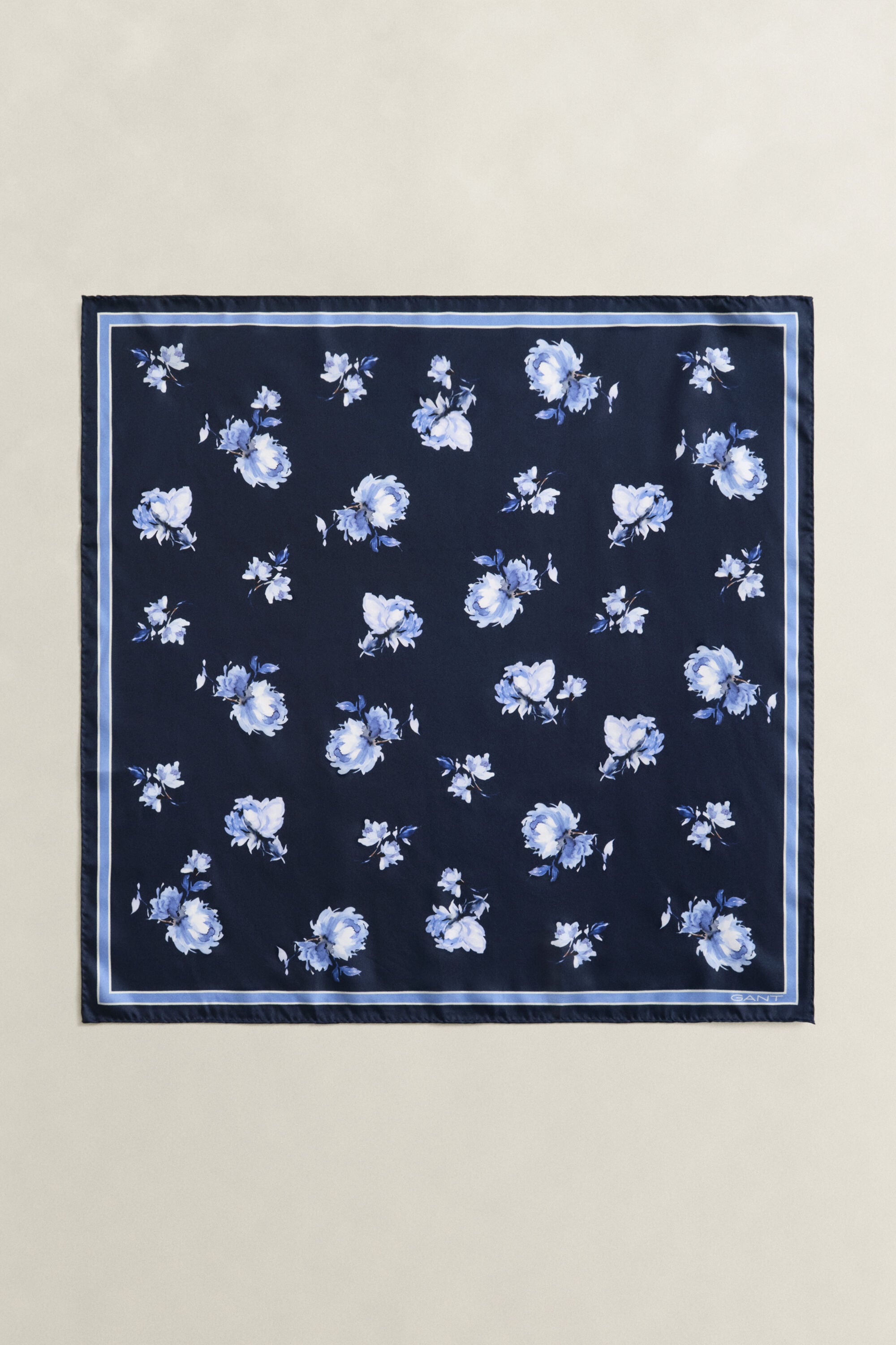 Floral Print Silk Scarf