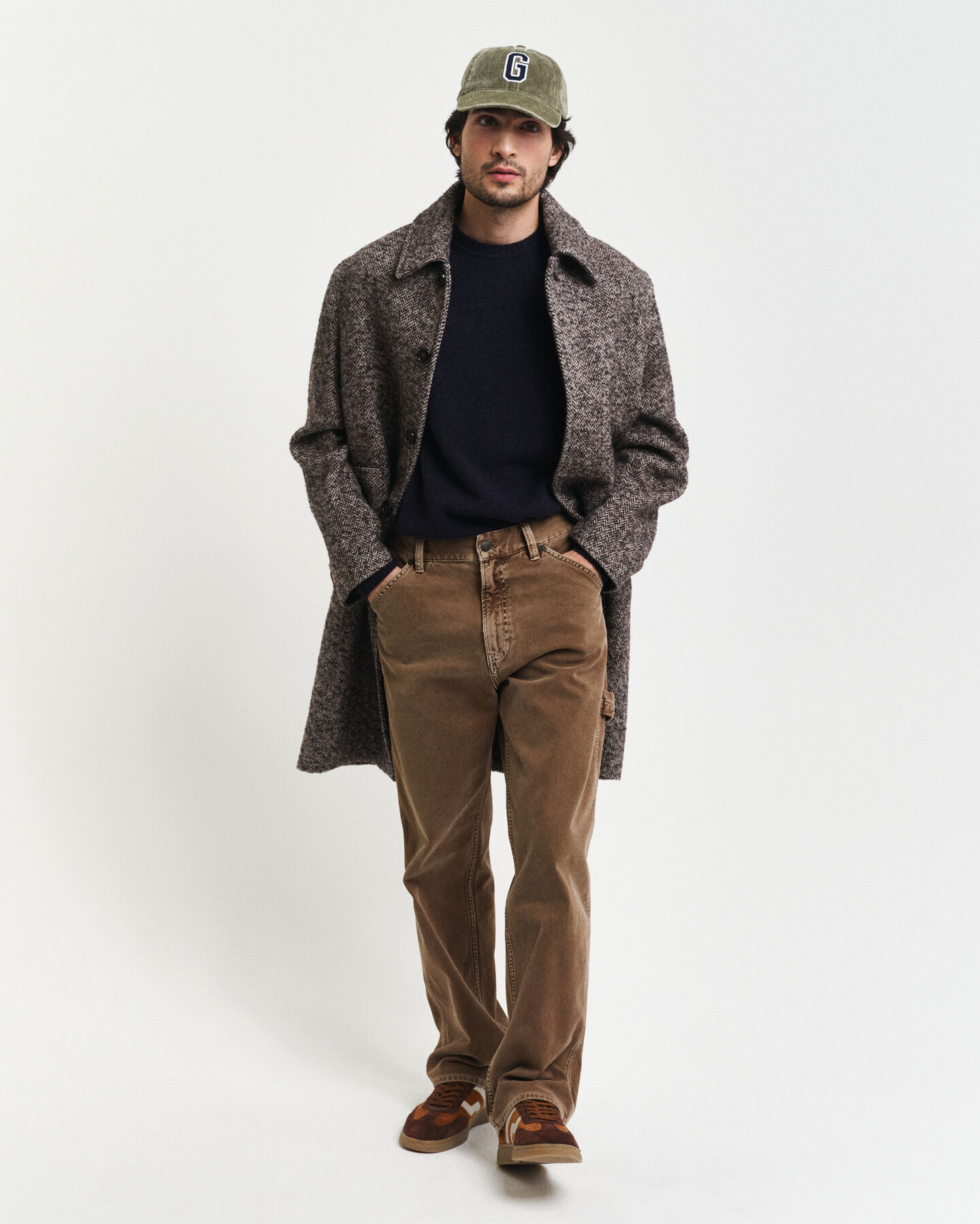 Wool Blend Crew Neck Sweater