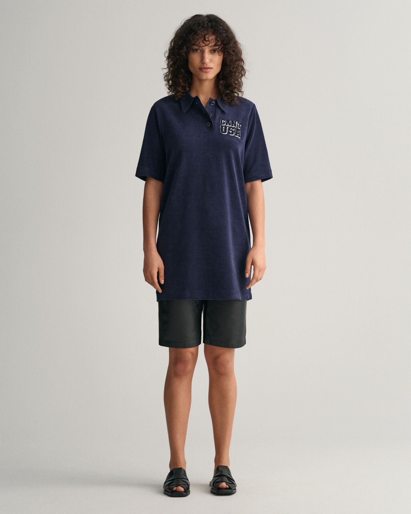 Terry Cloth Polo Dress