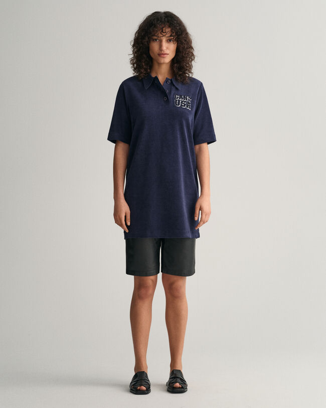 Terry Cloth Polo Dress
