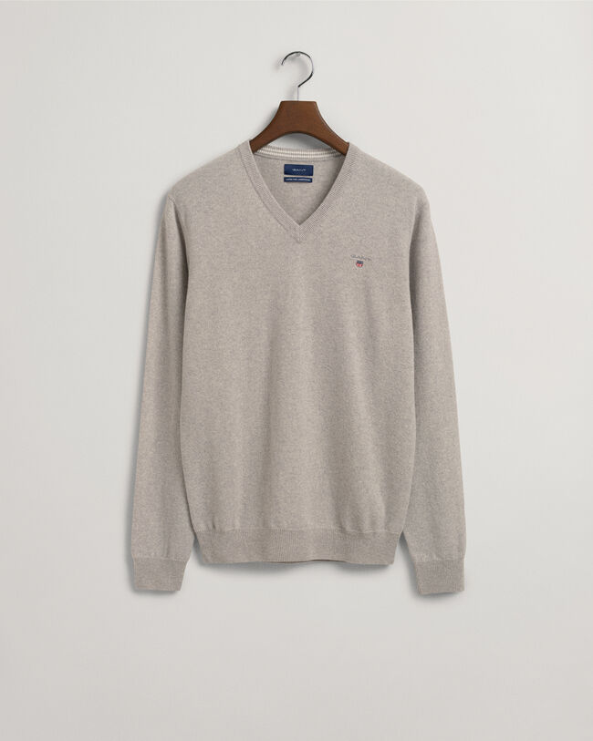 Super Fine Lambswool V-Neck Sweater