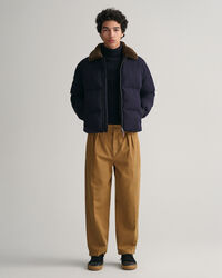 Padded Flannel Puffer Jacket