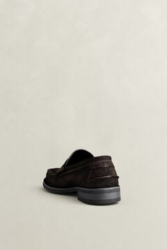 Lenkoxx Suede Loafers — WEATHERED BROWN 3