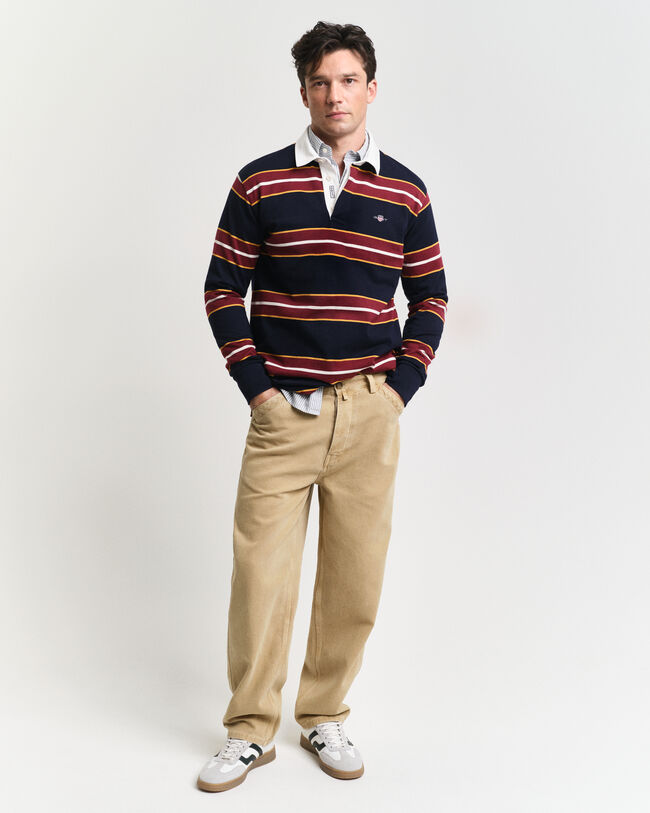 Yarn-Dyed Multi Striped Heavy Rugger