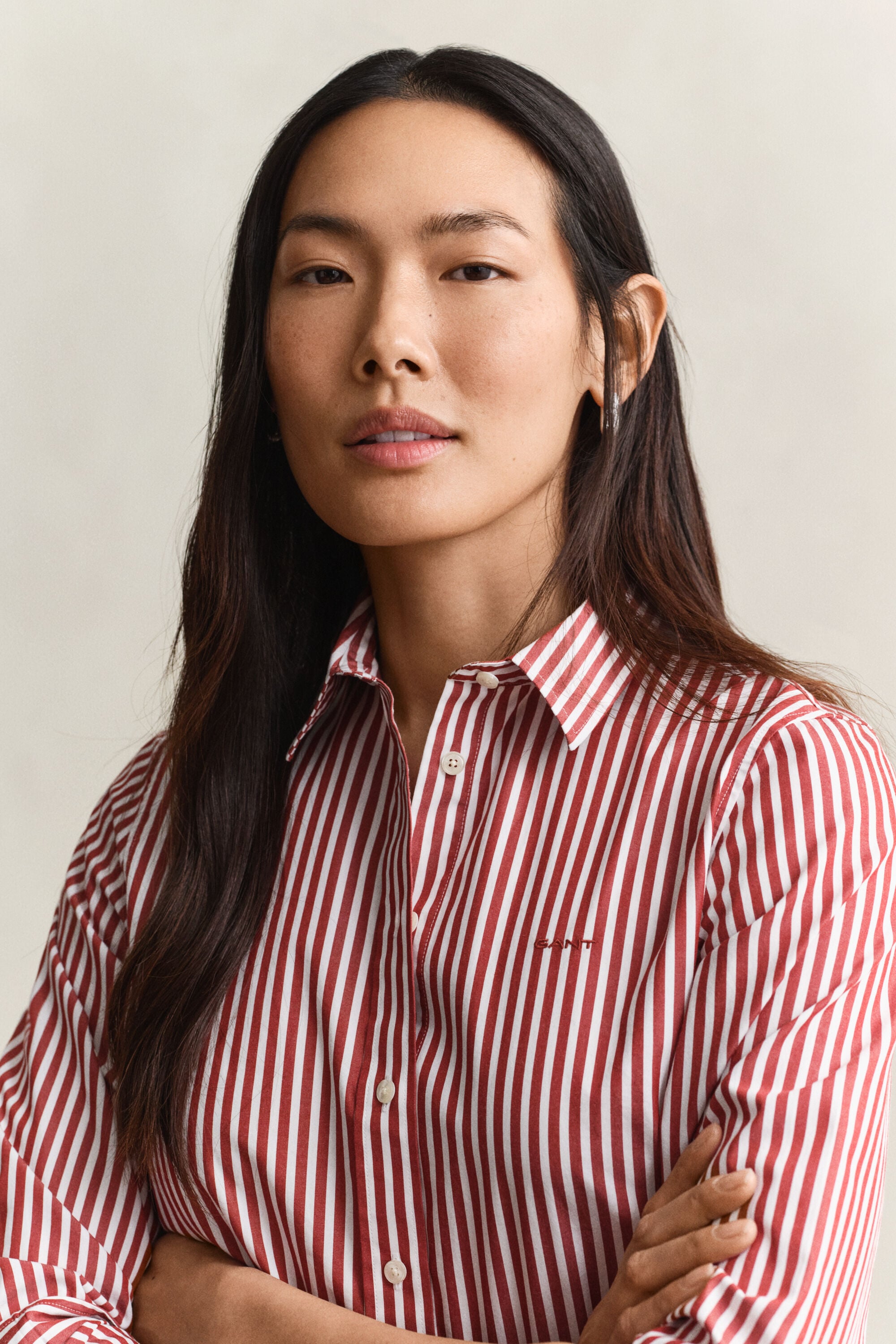 Regular Fit Striped Classic Poplin Shirt