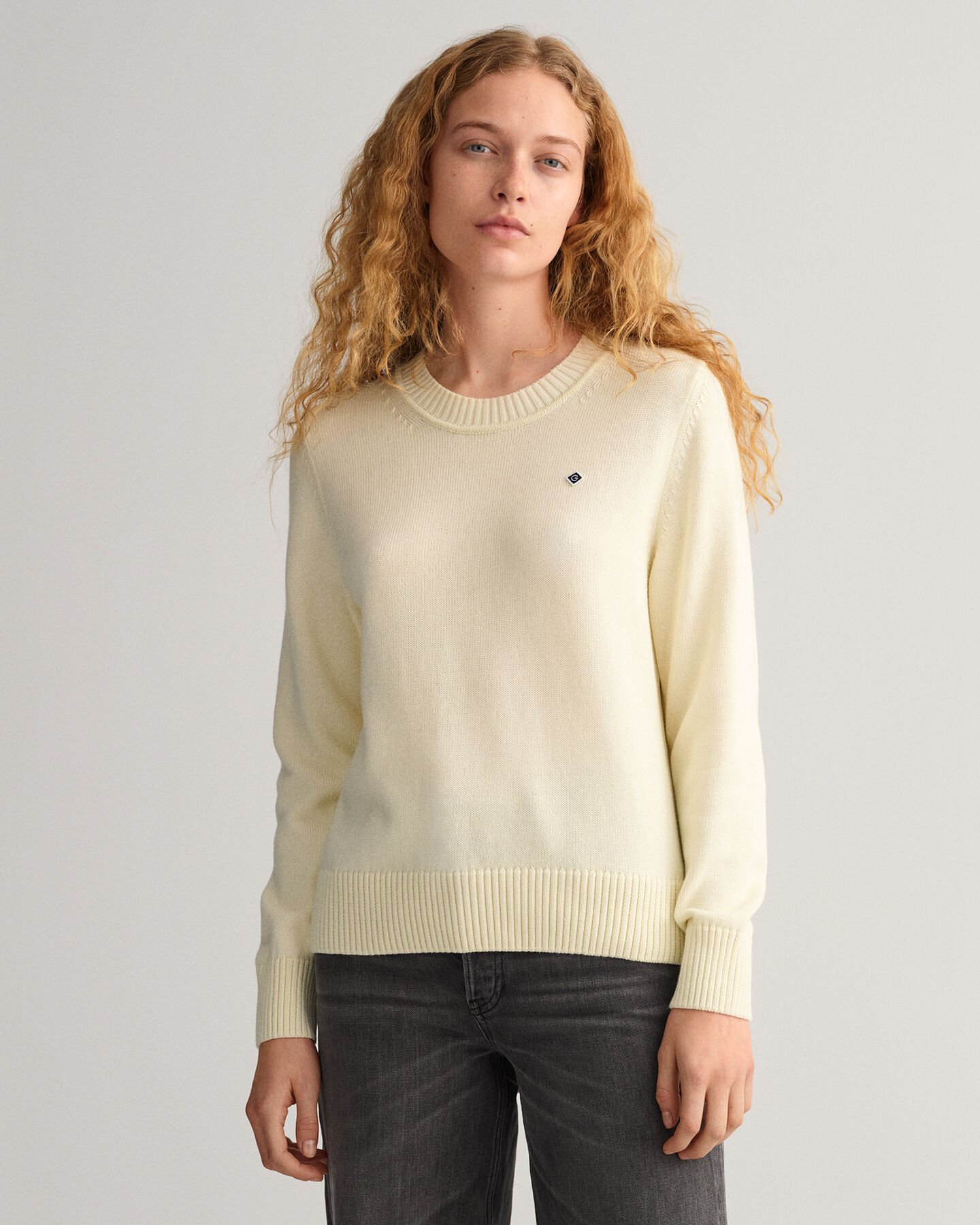 Icon G Cotton Crew Neck Sweater