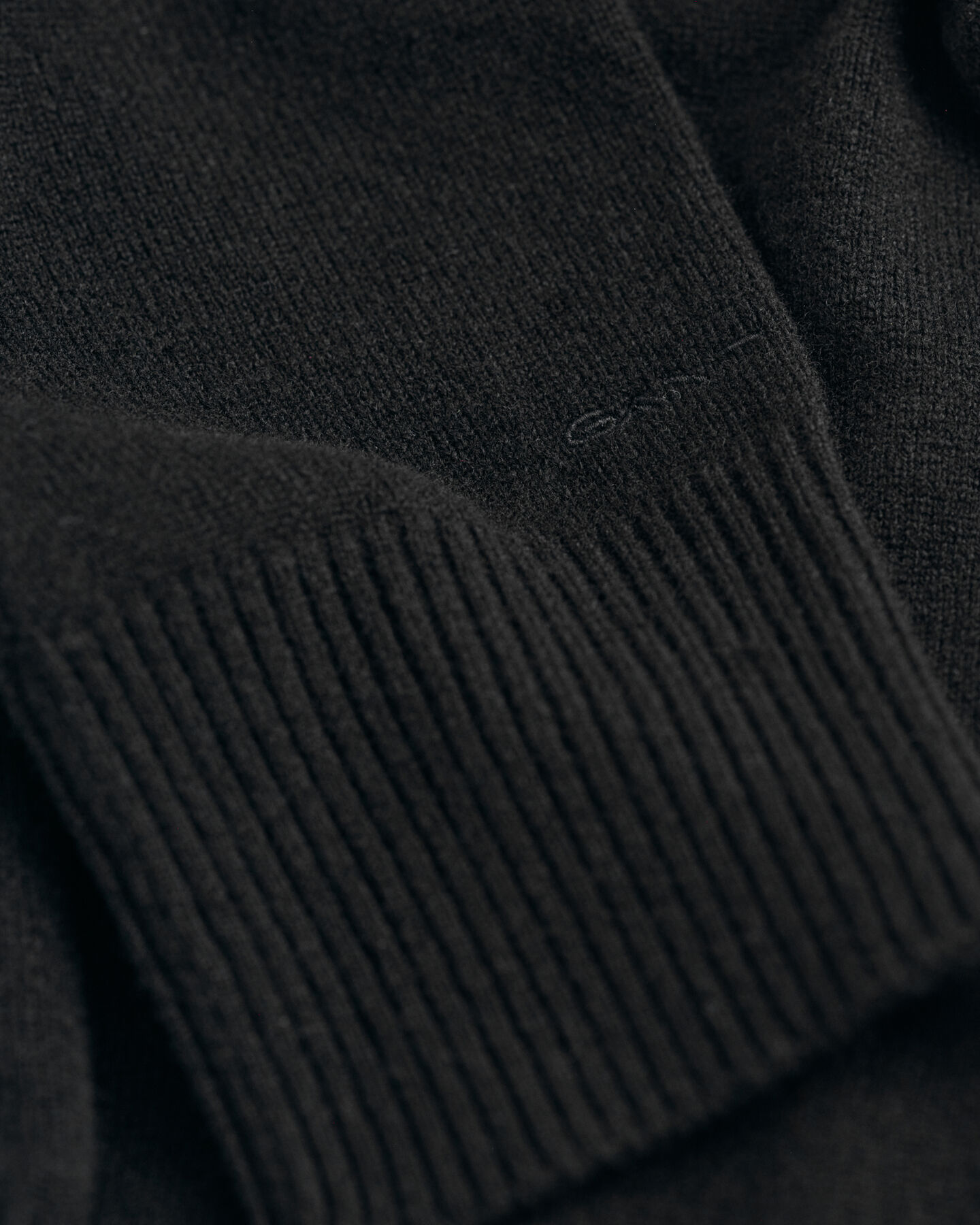 Superfine Lambswool Stand Collar Sweater