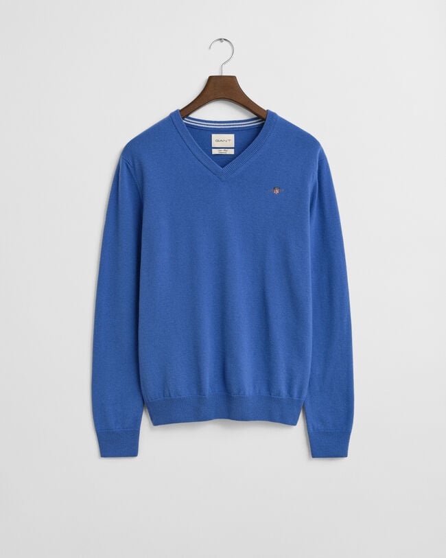 Superfine Lambswool V-Neck Sweater