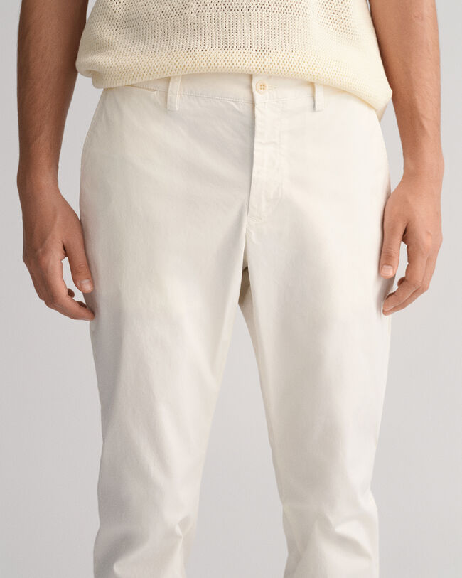 Hallden Slim Fit Sunfaded Chinos