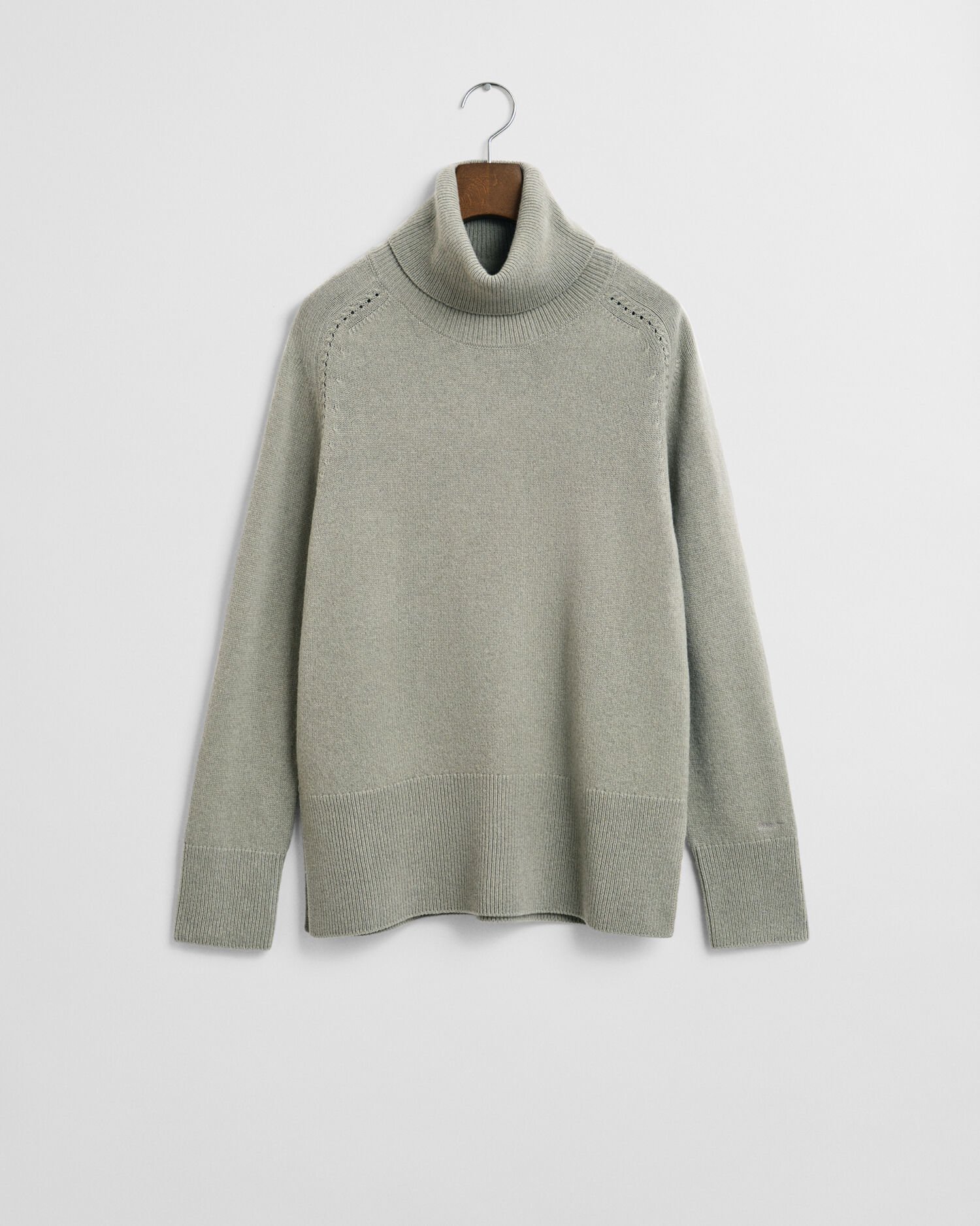 Soft Wool Cashmere Blend Turtleneck Sweater