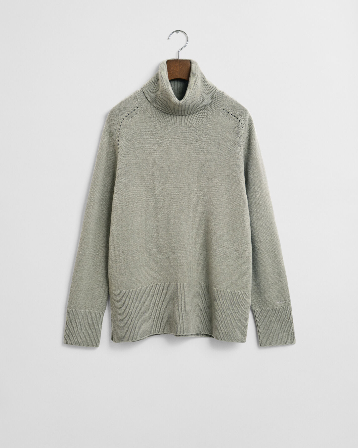 Soft Wool Cashmere Blend Turtleneck Sweater