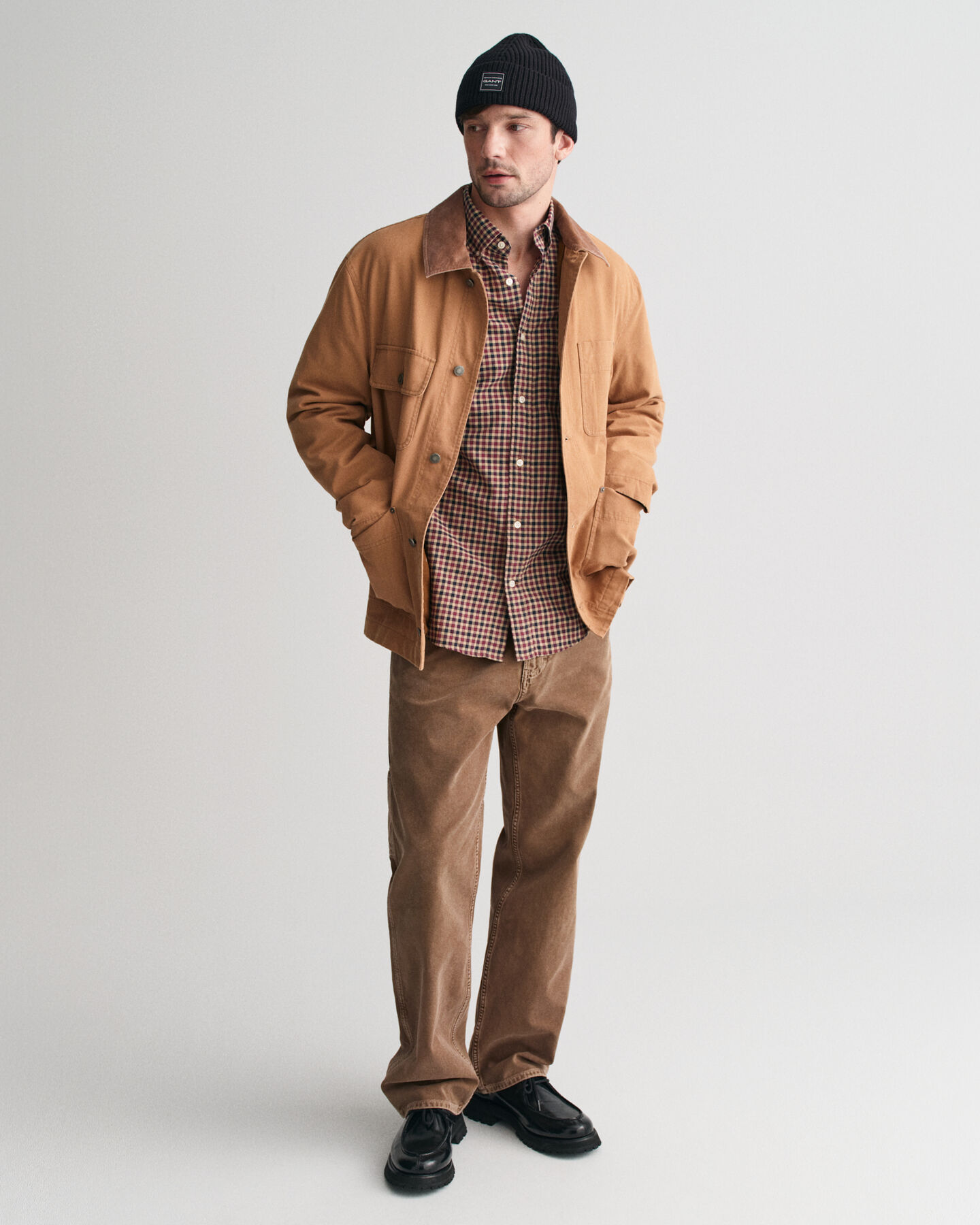 Regular Fit Gingham Light Twill Shirt