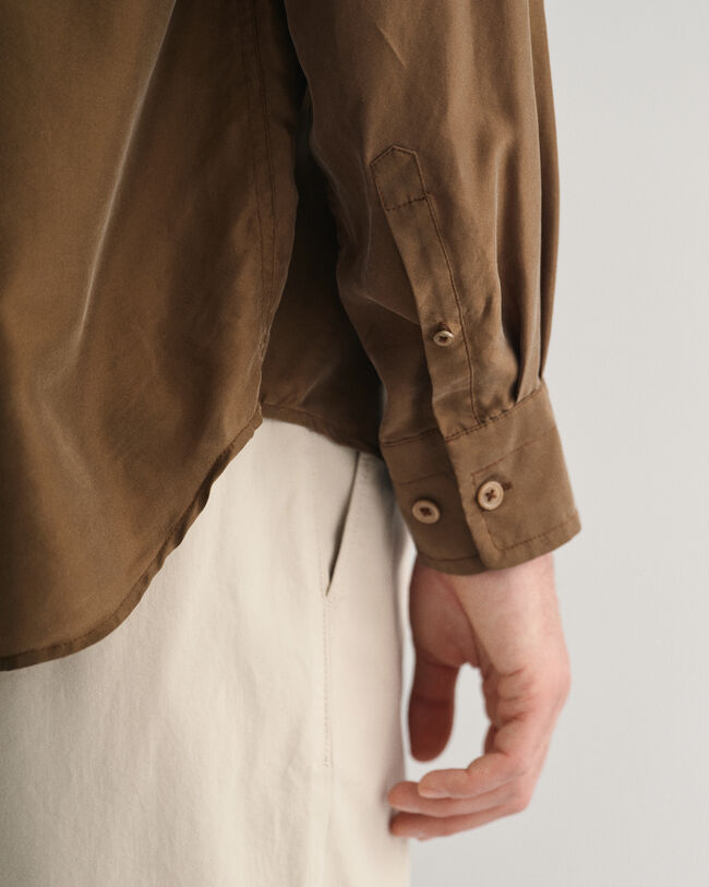 Relaxed Fit Silk Shirt