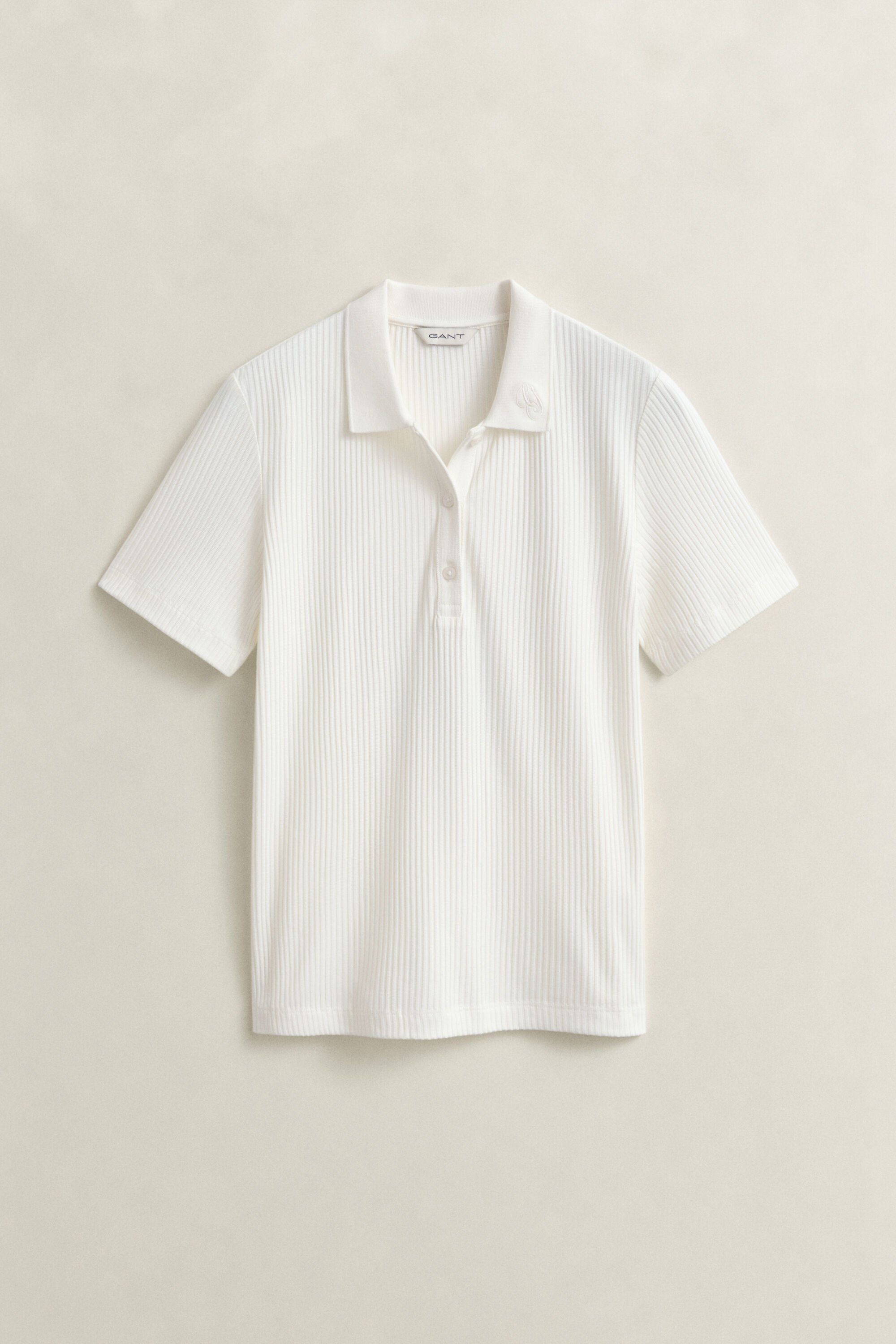 Ribbed Polo Shirt