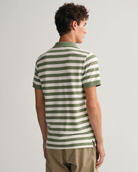 Multi Striped Piqu&eacute; Polo Shirt
