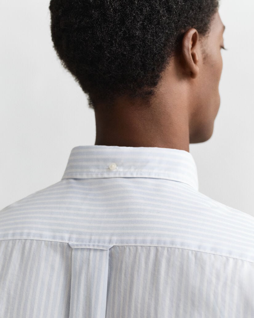 Regular Fit Classic Striped Poplin Shirt