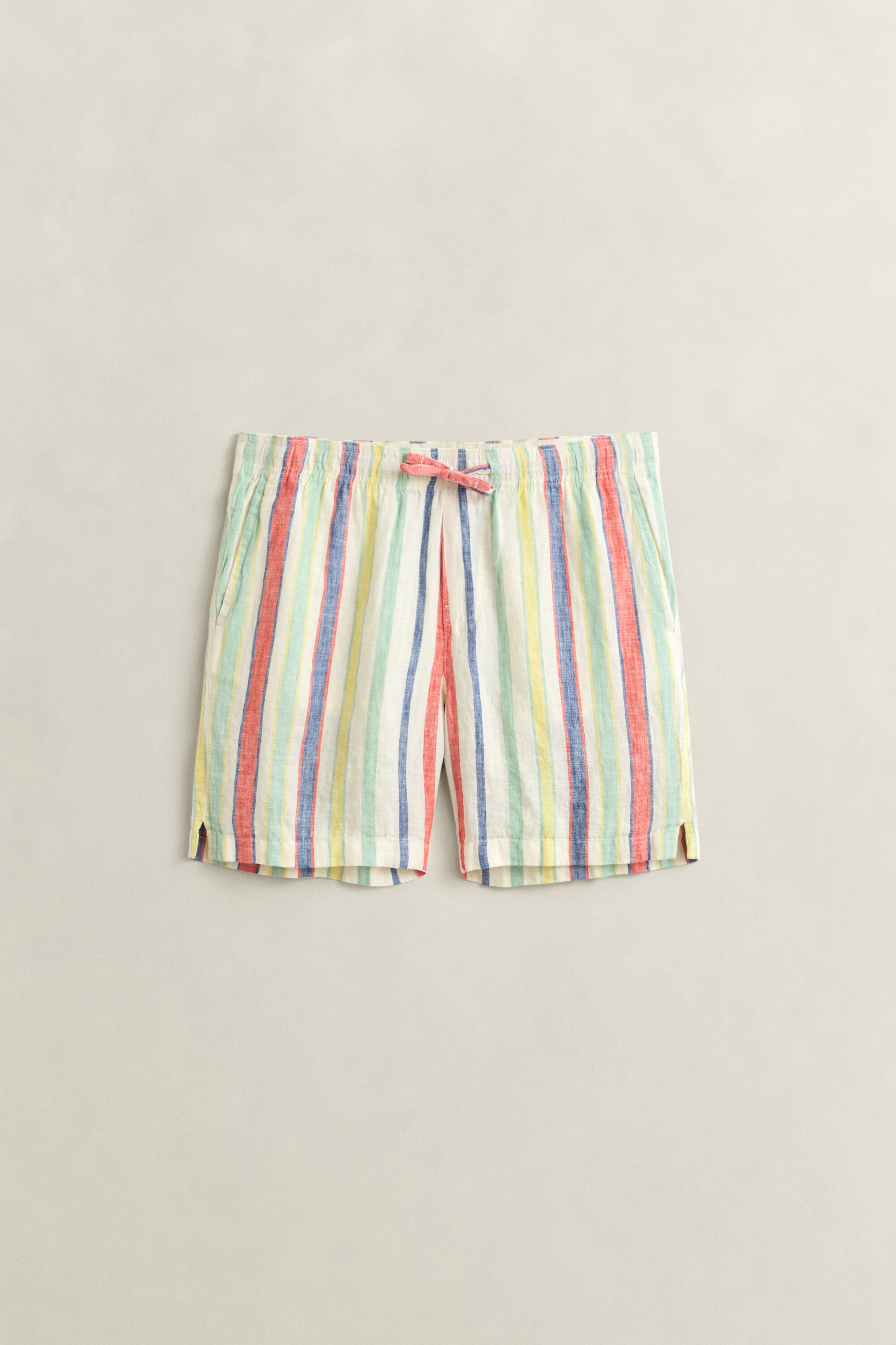 Striped Linen Shorts
