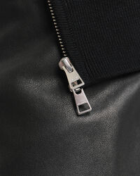 Textured Cotton Zip Cardigan