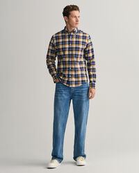 Regular Fit Checked Oxford Shirt