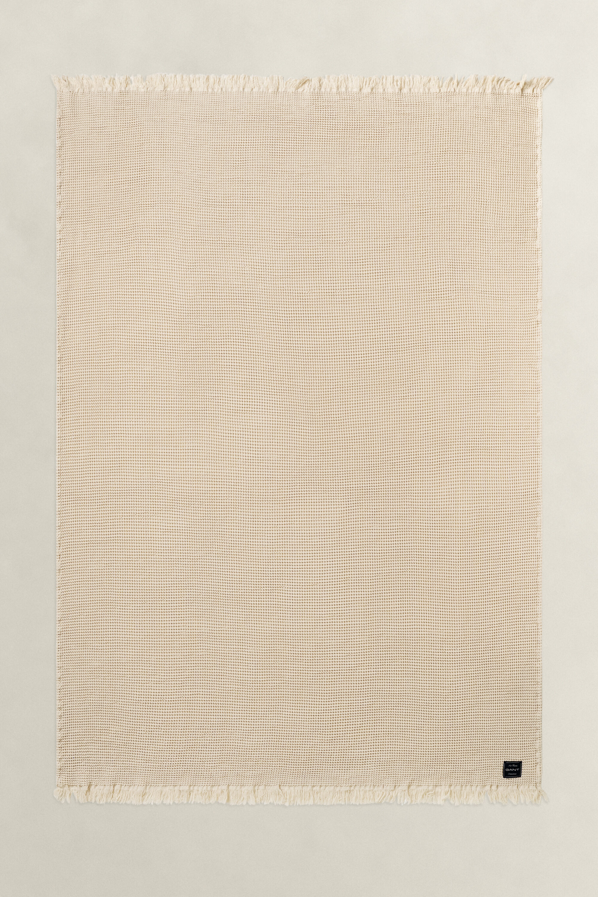 Waffle Textured Cotton Throw